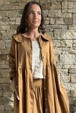 Paloma Peter Pan Frock Coat Hazelnut