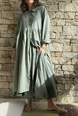 Paloma Peter Pan Frock Coat Khaki
