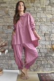 Paloma Peter Pan Smock Blouse Indian Pink