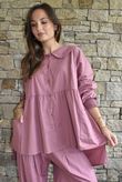 Paloma Peter Pan Smock Blouse Indian Pink