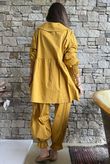 Paloma Peter Pan Smock Blouse Mustard