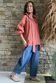 Paloma Poet Blouse Indian Red