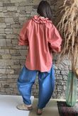 Paloma Poet Blouse Indian Red