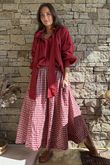 Paloma Poet Blouse Sangria p 