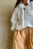 Paloma Poet Blouse White - 