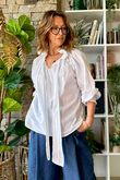 Paloma Poet Blouse White