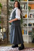 Paloma Tela Bubble Dress Charcoal