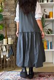 Paloma Tela Bubble Dress Charcoal