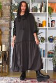 Paloma Tela Bubble Dress Coffee Bean