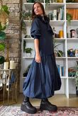 Paloma Tela Bubble Dress Navy
