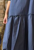 Paloma Tela Bubble Dress Navy