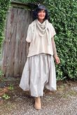 Paloma Tela Bubble Dress Stone