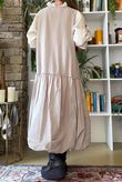 Paloma Tela Bubble Dress Stone
