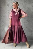 Paloma Tela Neckerchief Blouse Antique Rose