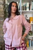 Paloma Tela Peter Pan Blouse Antique Rose