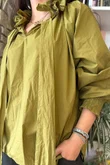 Paloma Tela Poet Blouse Mucky Olive 