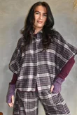 Patrick Plaid Brushed Cotton Blouse Fig