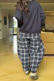 Patrick Plaid Lazy Layer Sweatshirt Blue /13=
