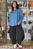 Perfect Denim Peter Pan Blouse Light