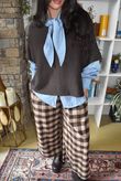 Perfect Chambray Denim Neckerchief Blouse Light 