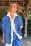Perfect Chambray Classic Denim Shirt Dark 