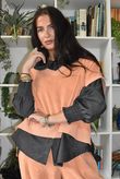 Perfect Denim Peter Pan Blouse Black