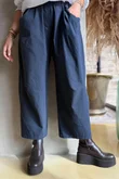 Pin Stripe Bennie Magic 7/8 Dart Barrel Pant Navy