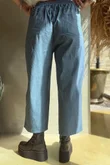Plain Bennie Magic 7/8 Dart Barrel Pant Denim