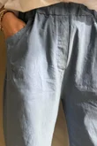 Plain Bennie Magic 7/8 Dart Barrel Pant Denim