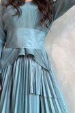 Presley Pleats Top & Skirt Set Deep Sage /30/30=