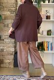 Purdy Roll Neck Luxury Blanket Knit Chocolate