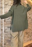 Purdy Roll Neck Luxury Blanket Knit Khaki