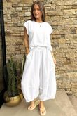 Pure Cotton Santos Driftwood Bloom Pant White /20 *Pre order due 1wk