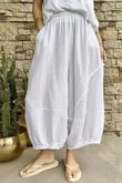 Pure Cotton Santos Driftwood Bloom Pant White /20 *Pre order due 1wk