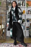Ralphie Plaid Belted Blanket Coat Heritage Green?