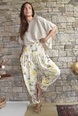 Ren Cabbage Rose Bloomer Pant Morning Sun