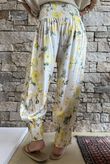 Ren Cabbage Rose Bloomer Pant Morning Sun