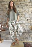 Ren Cabbage Rose Bloomer Pant Moss