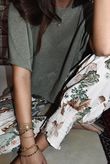 Ren Cabbage Rose Bloomer Pant Moss