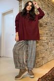 Renee Sparkle Knit Burgundy