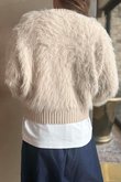 Rhona Country Shaggy Knit Jumper Stone /10=