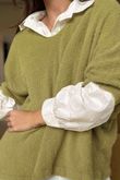 Rupert Relaxed Knit Top Olive