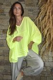  Sa Caleta Cotton Artist Smock Top Citronella /5=