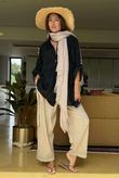 Sa Caleta Fleur Pure Cotton Shirt Black