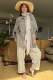 Sa Caleta Fleur Pure Cotton Shirt Earth