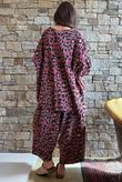 Sa Caleta Needlecord Leopard Artist Smock Dusky Rose