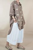 Sa Caleta Soleil High Low Shirt Deep Tan /5 =