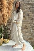 Sa Caleta Soleil High Low Shirt Stone /10