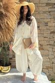 Sa Caleta Soleil High Low Shirt Stone /10