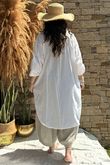 Sa Caleta Soleil High Low Shirt White /10